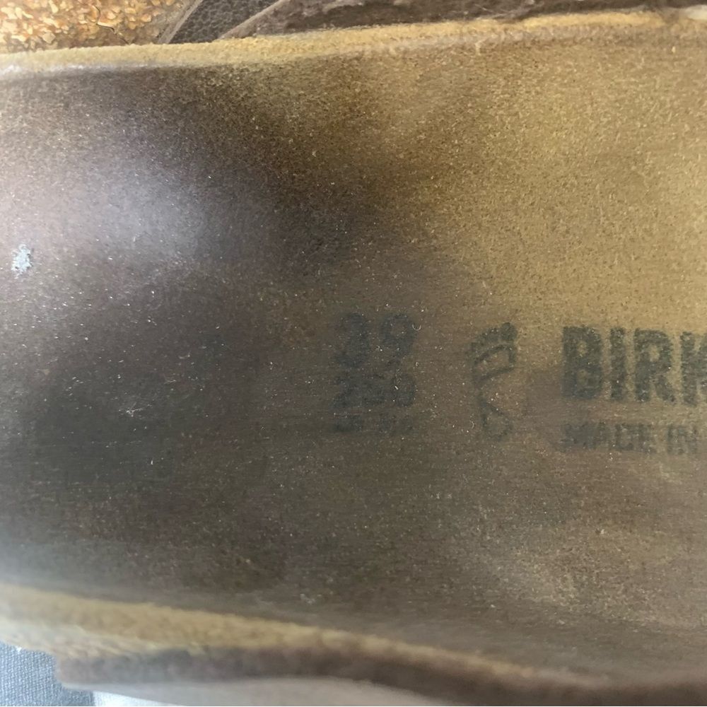 Birkenstock Gizeh Thong Sandals Sz 39 (US Women’s Size 8-8.5) Brown - Picture 10 of 11